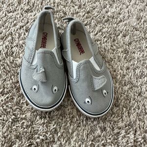 Gymboree toddler size 6 shark shoes